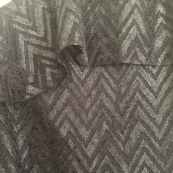 Michael Kors M Black shimmer layered top - Picture 2 of 6